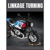 1/12 BMW R Nine T Scrambler Alloy Die Cast Motorcycle Model Toy Vehicle Collection Sound and Light Off Road Autocycle Toys Car