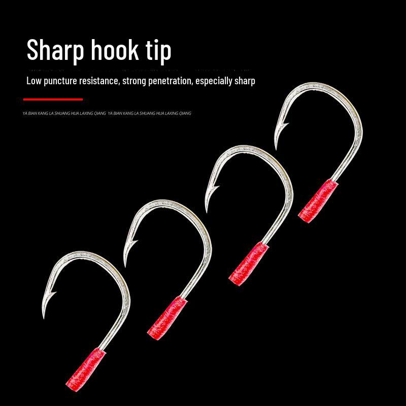 Yikun Corrosion-Resistant Freshwater Bass Vibe Lure with Okinawan Blood Groove and Long-Distance Casting Hook