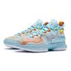 Li Ning Youth Flash 6 Anti-Slip Shock Absorption Wear-Resistant Rebound Mid-Top Basketball Shoes Kids basketball shoes Blue YKBR024-9