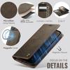 For iPhone Air Case CASEME C49 Compatible with MagSafe RFID Blocking Detachable Wallet Leather Phone Cover