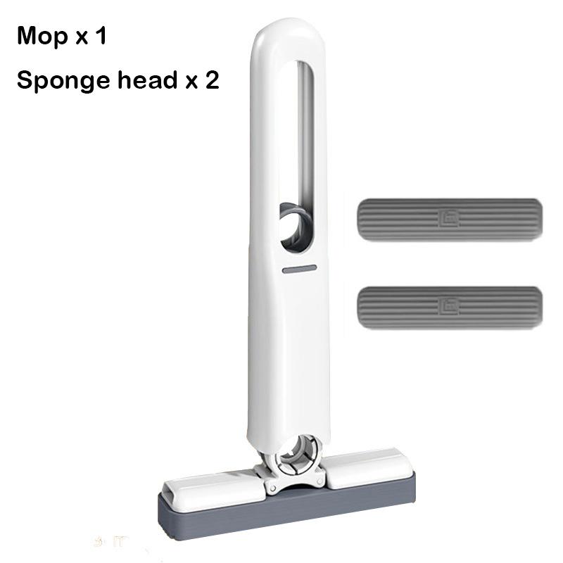 Mini Mop Powerful Squeeze Folding Floor Washing Home Cleaning Mops Self-squeezing Desk Cleaner Glass Household Cleaning Tools