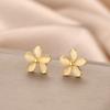 1Pair Ins Opal Flower  Earring For Women Ear Bone Nail Cartilage Earring