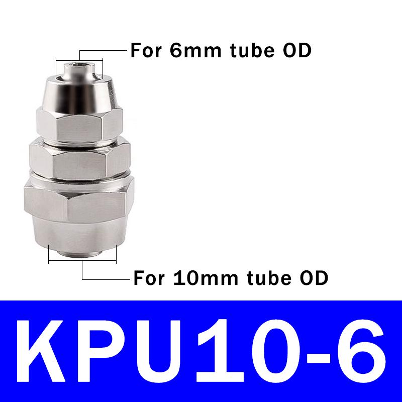 10Pcs PU-4 6 8 10 12 14 16 MM OD Hose Tube Connect PU Tube Direct Pneumatic Connector Quick Fast Twist Air Hose Tube Fitting