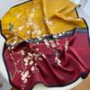Spring Scarf Women's Luxury Design Polyester Material Smooth Scarf Soft Muslim Headscarf Shawl Beach 90x90cm