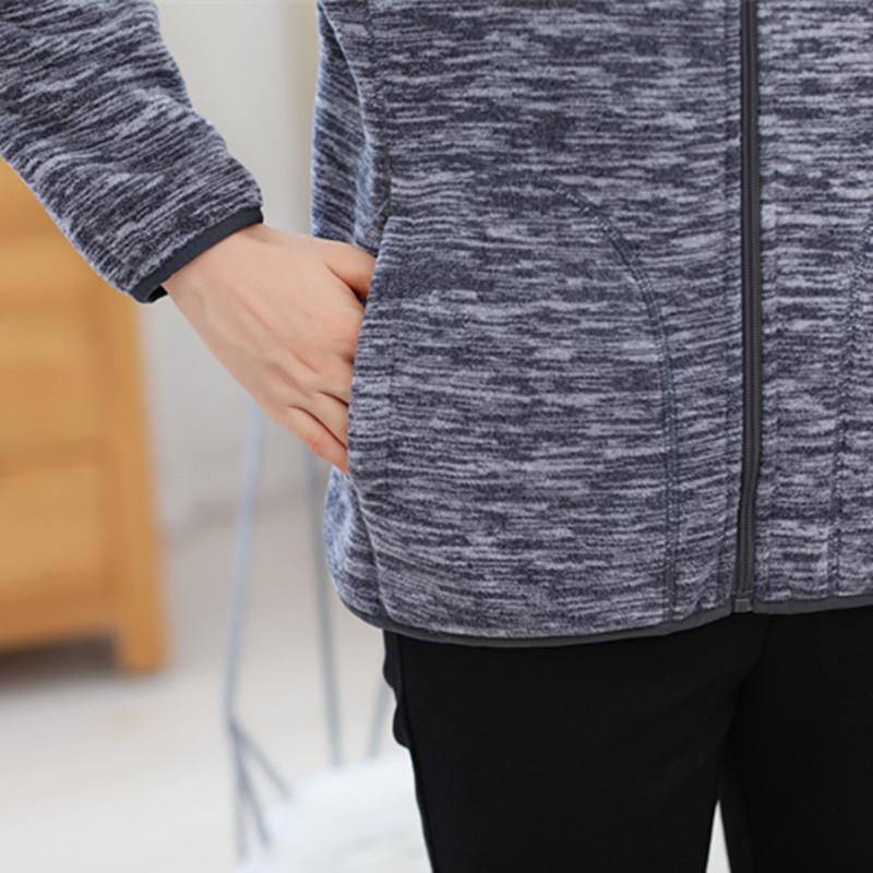 Polar Fleece Jacket Women  Autumn and Winter Thickened Double-sided Fleece Polar Fleece Jacket