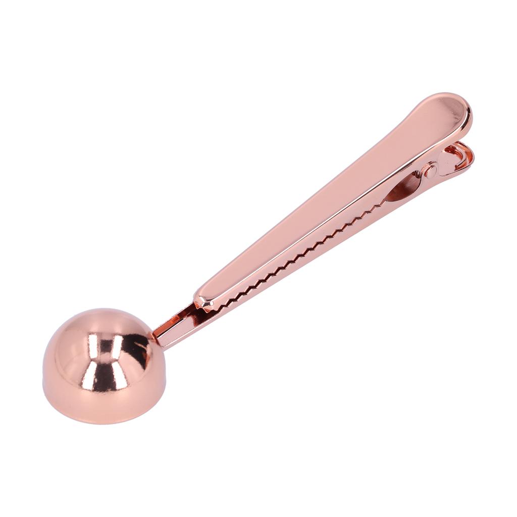 2 in 1 Multifunction Coffee Scoop with Bag Clip 430 Stainless Steel Coffee Measuring Spoon