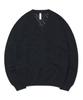 Nomanual T.B Punching Knit Cardigan - Black