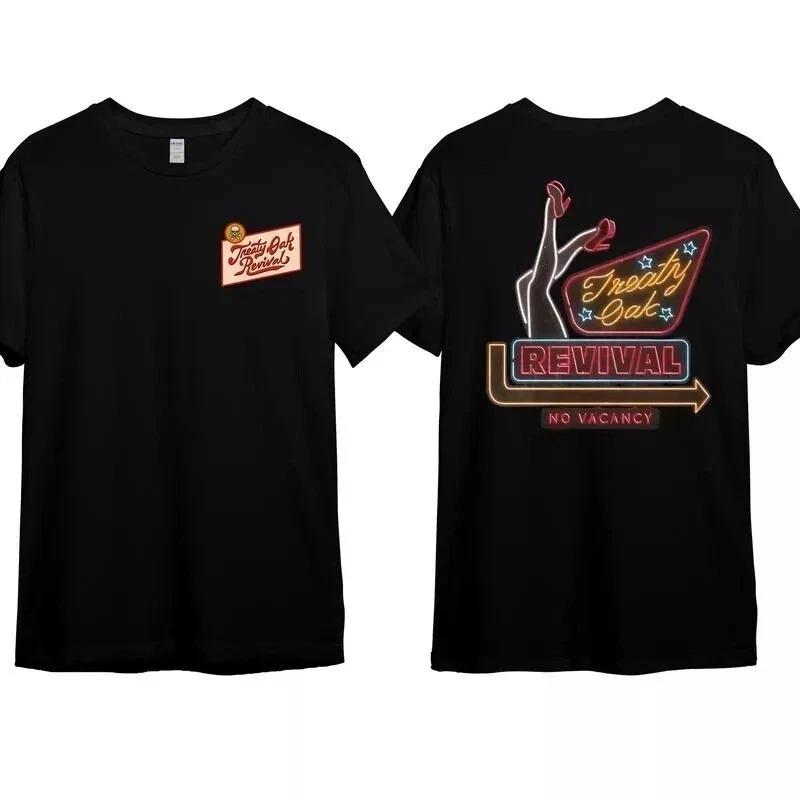 Retro Country Rock Graphic T-Shirt Cotton Crewneck Unisex Music Fan Tee S