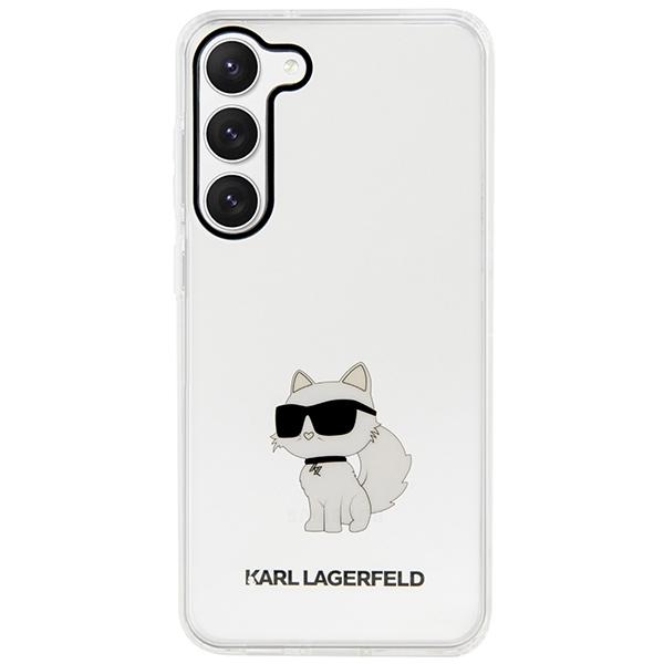 Etui do Samsung Galaxy S23 Karl Lagerfeld Ikonik Choupette Przezroczyste