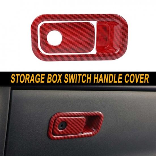 Co-pilot Storage Box Switch Armrest Handle Cover Trim for Ford Mustang 2024+