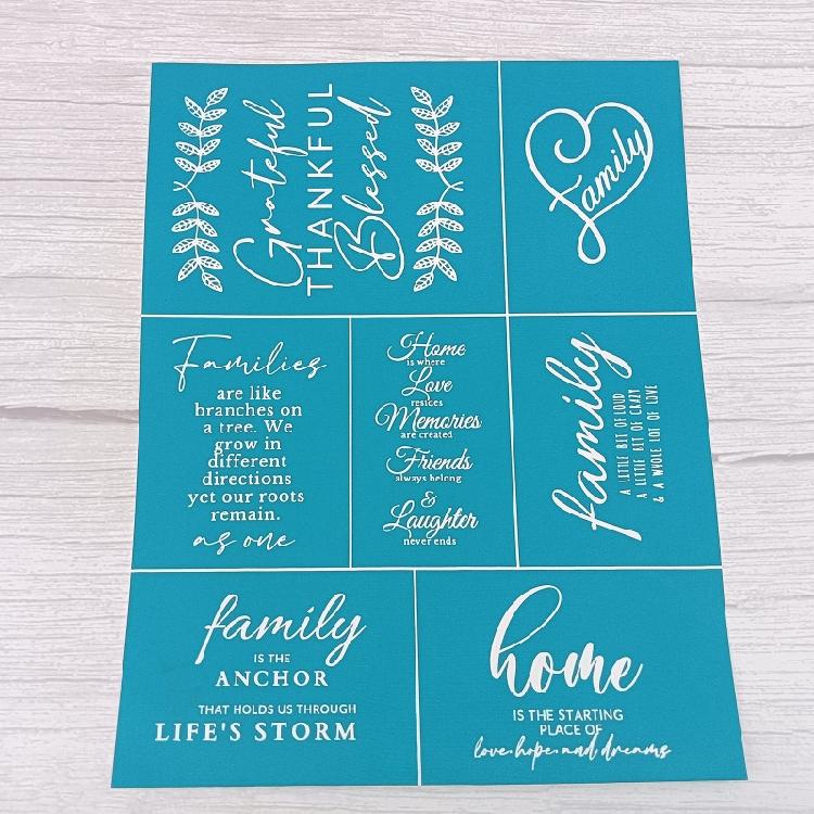 Silk Screen Mesh Transfer Silk Screen Stencils for DIY Fabric Wall Home Decors