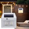Solar Fence Lights Fence Solar Lights Outdoor Waterproof Wall Lamp Waterproof Motion Sensor Rechargeable Bright Lighting With 3