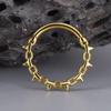 European-American Zirconia G23 Titanium Alloy Nose Ring & Stud