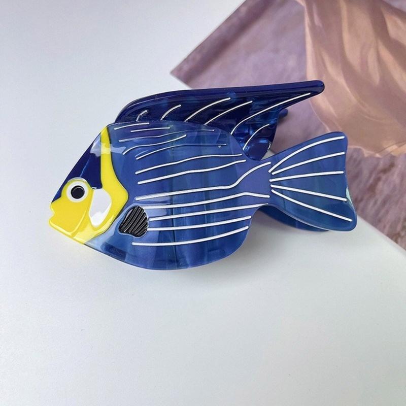 Delicate Ocean Animal Shape Hair Claw for Woman Girl Skincare Makeup Jaw Clip for Thin Hair Ponytail Hold Hair Clip