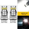 PAIR 3157 3156 Super White 23SMD LED Backup Reverse Tail Turn Light Bulbs 6000K