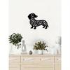 Whimsical Dachshund Metal Wall Art - Playful Indoor/Outdoor Sculpture for Gardens, Patios & Living Spaces, Perfect for Balconies