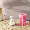 Easy To Clean Silicone Candle Molds Fondant Moulds Squirrel Shape Resin Project Moulds Silicone Texture for Candle