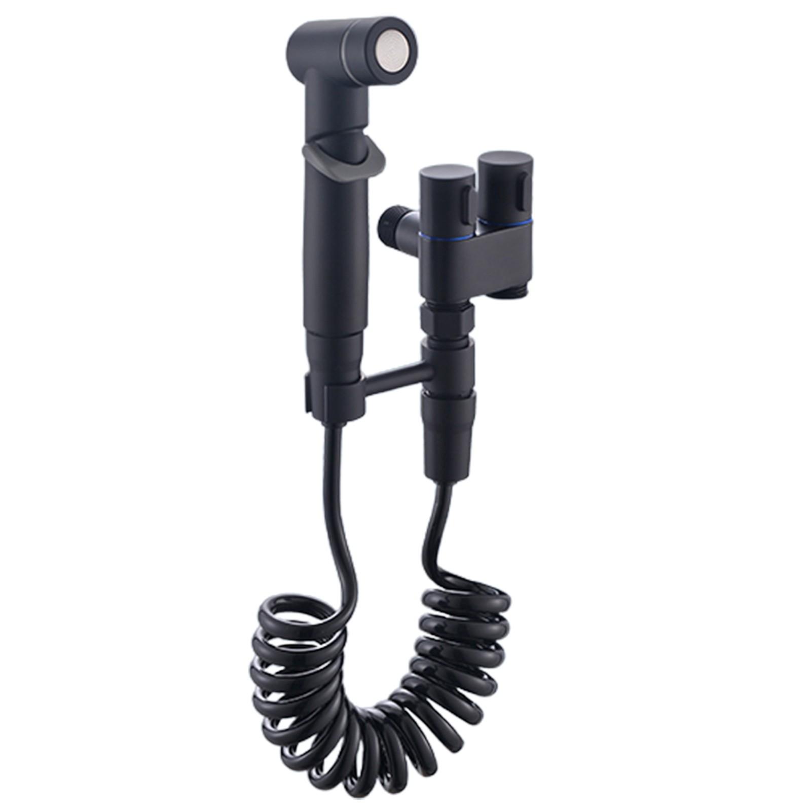 

Пистолет-распылитель для унитаза с угловым клапаном, портативный с двойным управлением