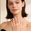 APM Monaco ring [Romantic Confession] Meteor intertwined high-end light luxury retro personality niche design men and women same style couple Y22207OX