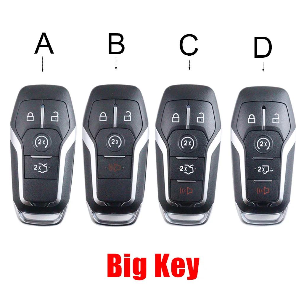 3/4/5 Botton M3N-A2C31243800 Ds7T-15K601-D Car Key Fob Case Shell Housing For Ford Mustang Edge Explorer Fusion Mondeo Kuka