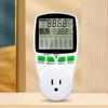 LCD Energy Consumption Monitor Max Working Current 16A Electricity Usage Monitor 50HZ 0.5W Digital Power Analyzer for Watt Meter