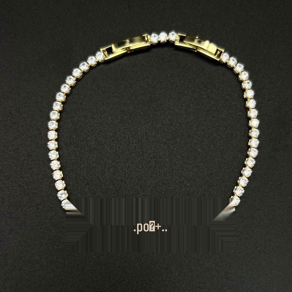 Fashion Zircon Four-Leaf Clover Tennis Bracelet - Luxury Hot Sale