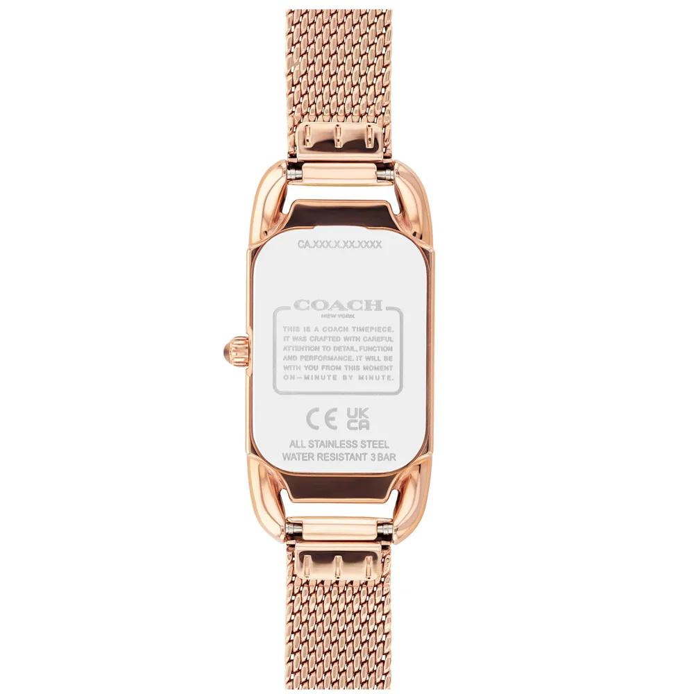 Coach Cadie Rose Gold Mesh Bracelet Ladies Watch 14504034