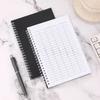 Quaderno con Rilegatura a Spirale a Quadretti Vuoti Pagine a Righe Universali Registro di Inventario Uso Ufficio Domestico