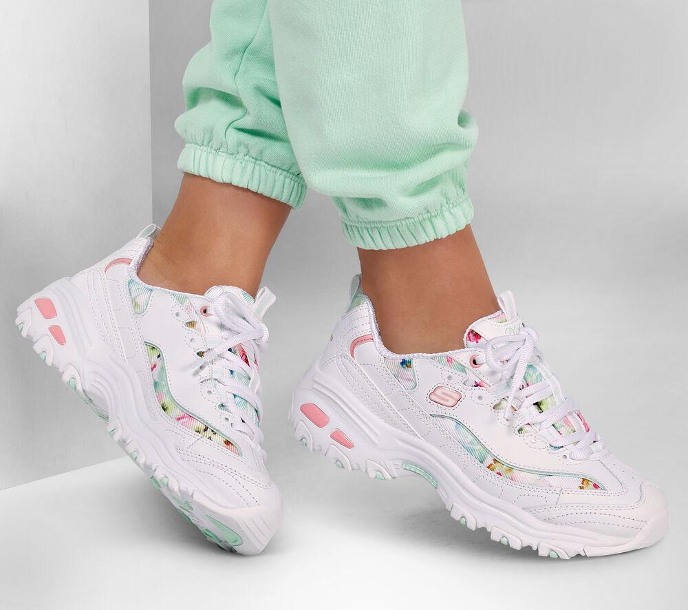 Sneakers Skechers Weiß / Multi Dlites Blooming Fields
