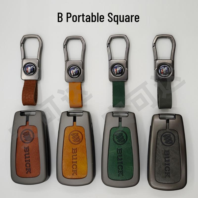 Buick Envision S/21/22 Plus Key Case: Alloy & Genuine Leather Protection