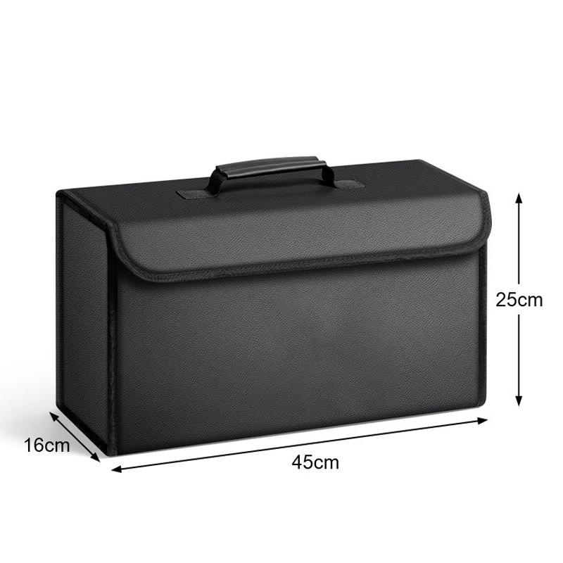 2025 Hot Car Trunk Organizer Bin Leather Storage Box Toolbox Auto Accessories For Mazda 2 3 6 5 Atenza CX3 CX5 MX5 CX7 Axela CX3