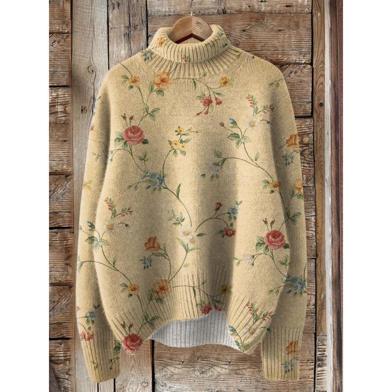 Neuer bedruckter lässiger Umhang Cardigan Pullover