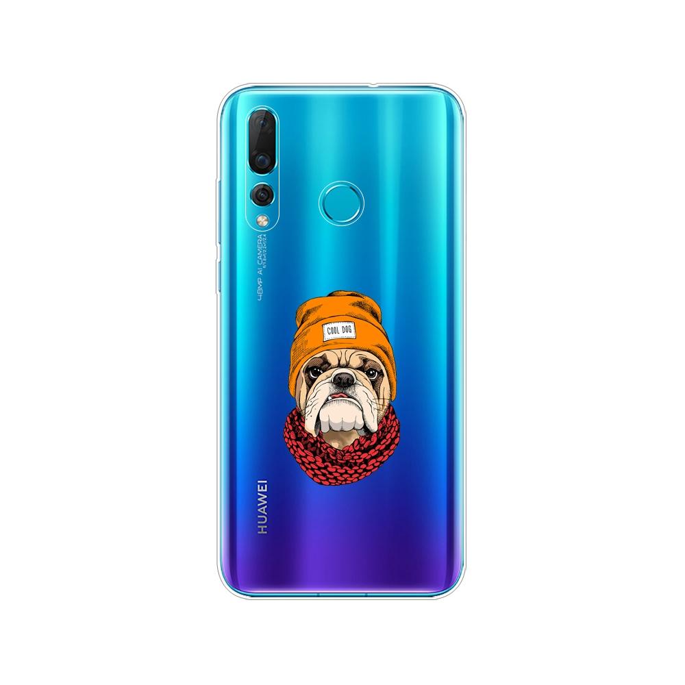 Mobile Silicon Phone Bag Case For Huawei Nova 4 4e Case Soft TPU Back Phone Cover For Nova4 nova4E Cover Protective Back Cover