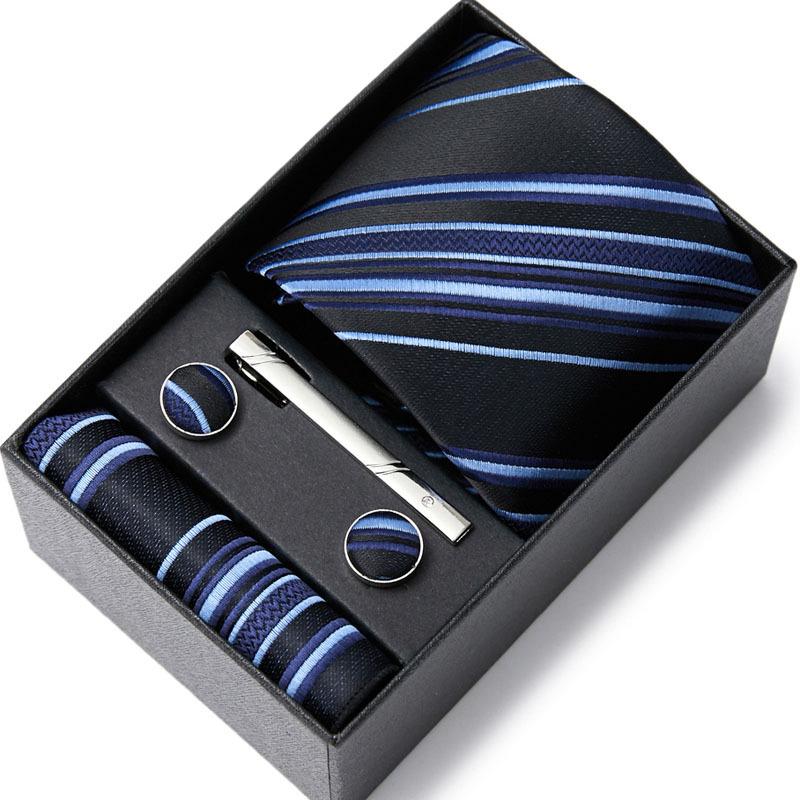 Men's Six-Piece Tie Set for Business and Weddings