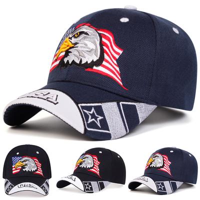 Unisex USA Eagle Embroidery Baseball Caps Spring Autumn Outdoor Adjustable Casual Hats Sunscreen Hat