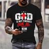 Men's 3D Printed T-Shirt Short Sleeve O-Neck Pullover Casual Top