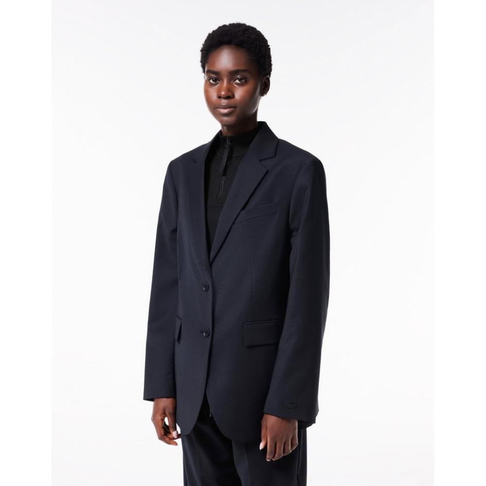 

LacoSte Women S Two Button Wool Jacket Vf5846 53n Hde 034