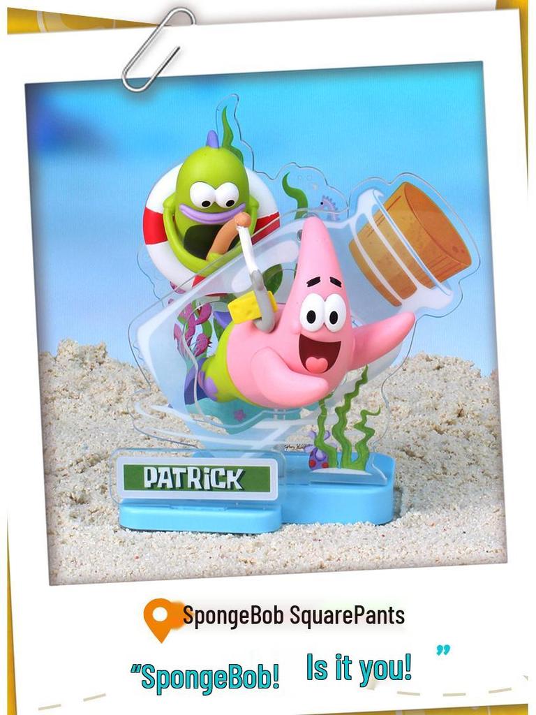 SpongeBob SquarePants Adventure Figures: Patrick, Squidward, Mr. Krabs Blind Box Ornaments