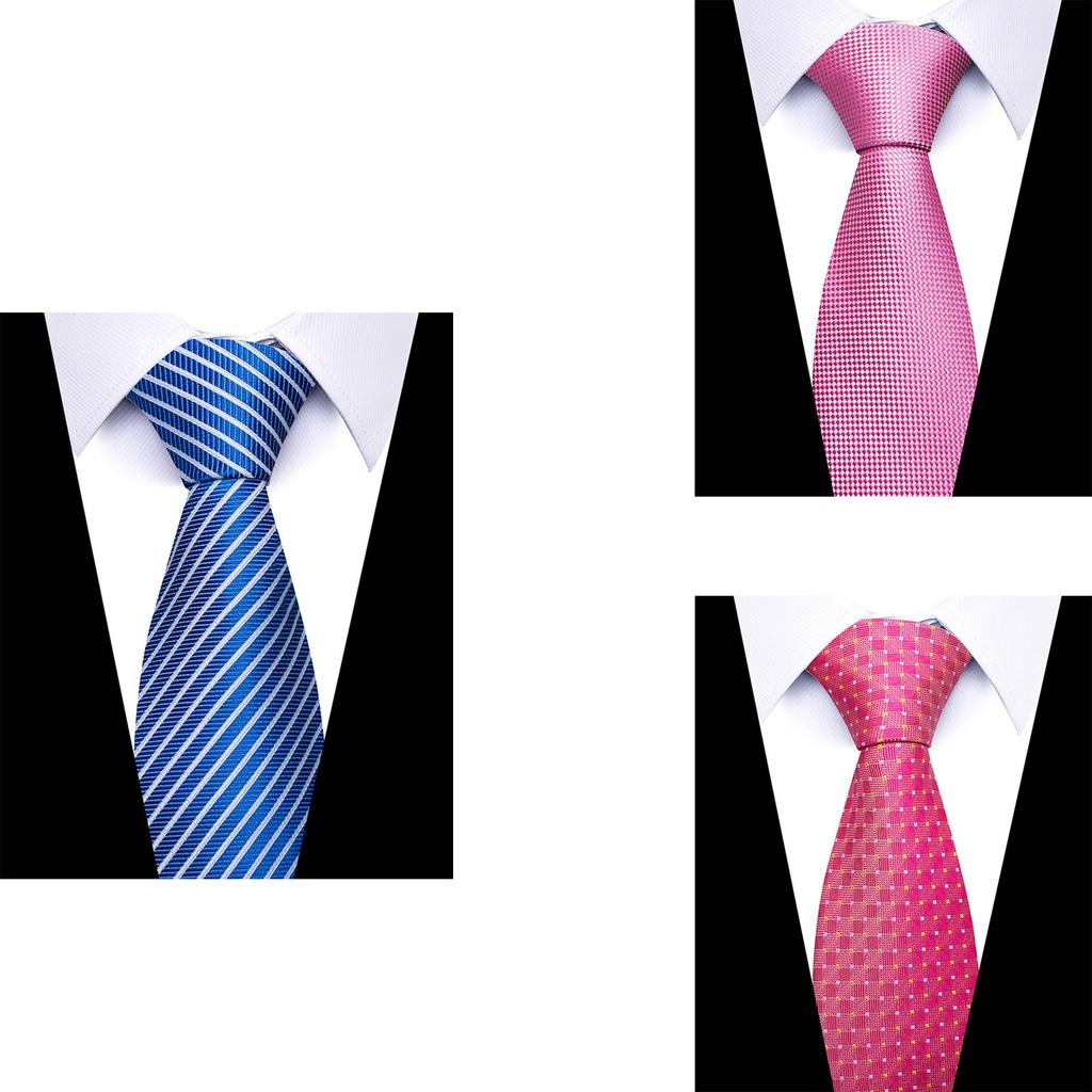 Men's Business Professionals Striped Tie Wedding Suit Accessories Polyester Tie Men