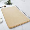 Coral Fleece Engraving Bathroom Mat Bath Non-slip Carpets In Wash Basin Bathtub Side Floor Rug Shower Room Doormat Memory Foam 3D Pad