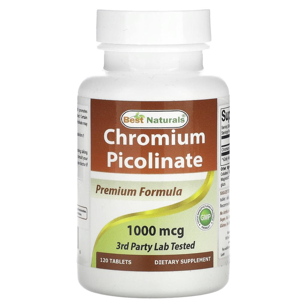 Chromium Picolinate, 1,000Mcg, 120 Tablets