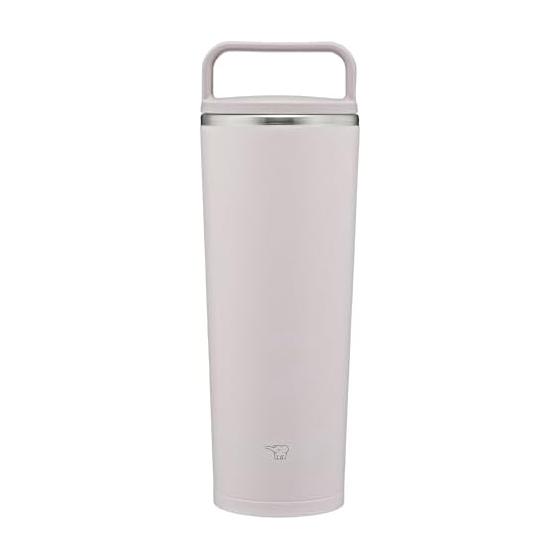 

Zojirushi Water Bottle Carry Tumbler 400ml [Portable Tumbler] Handle Dishwasher Safe Seamless Only 2 Care Points Sheer Gray SX-JS40-HM