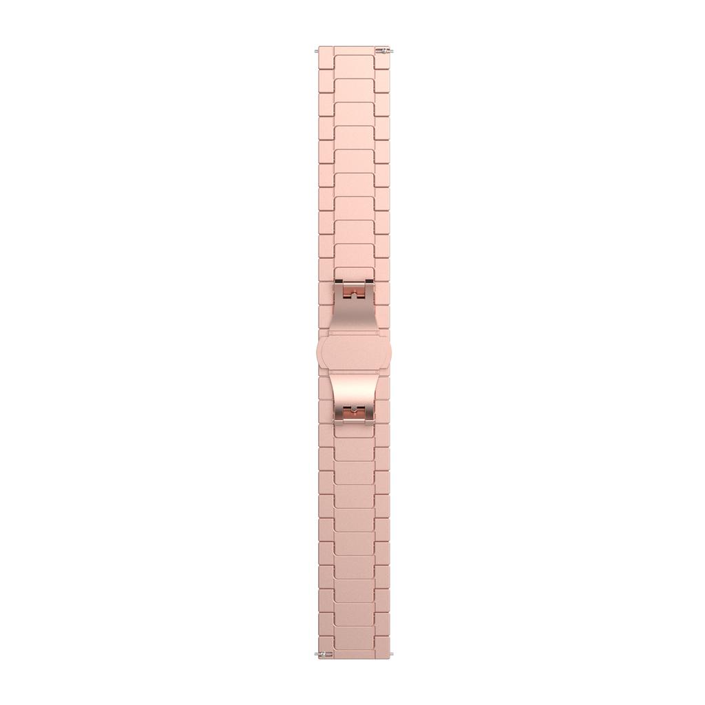 23mm Stainless Steel Butterfly Buckle Watch Strap Replacement for Fitbit Versa