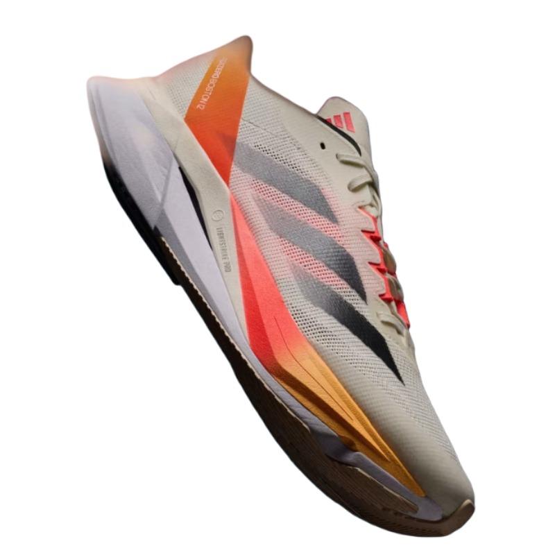 adidas Adizero Boston 12 Ivory Pack Women Sneakers Cream Iron-Metallic Solar-Red IG3325