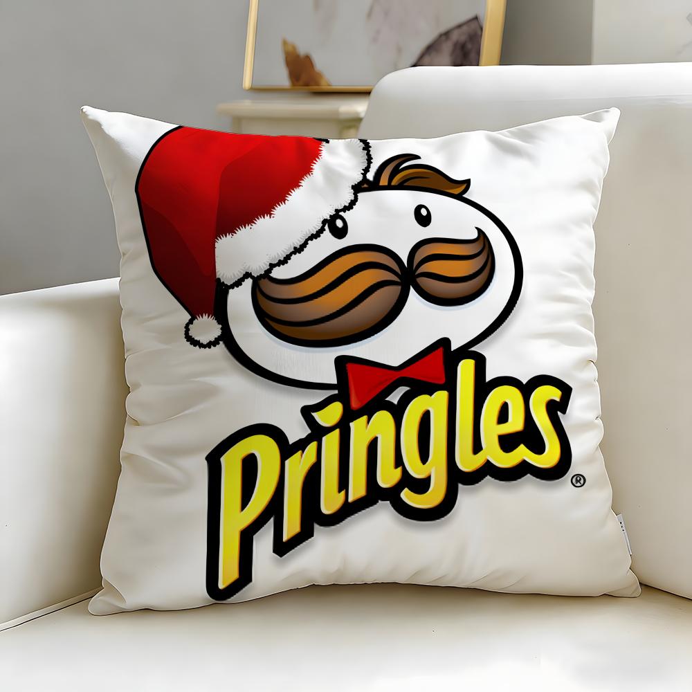Klassische Snack-Marke Pringles Kissenbezug Weich & Pflegeleicht – Vielseitig für Sofa, Bett, Reisen und Büro