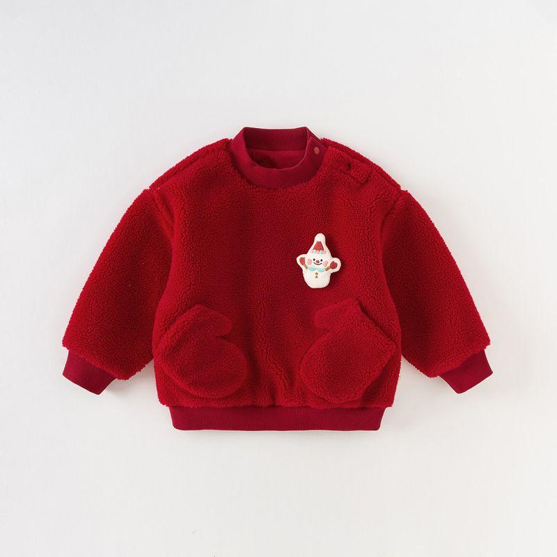 David Bella Kidsren's Sweatshirt, Stylish New Winter Clothing, Girls' Thickeneded Pullover, Baby New Year's and Christmas Kidsren's Clothing