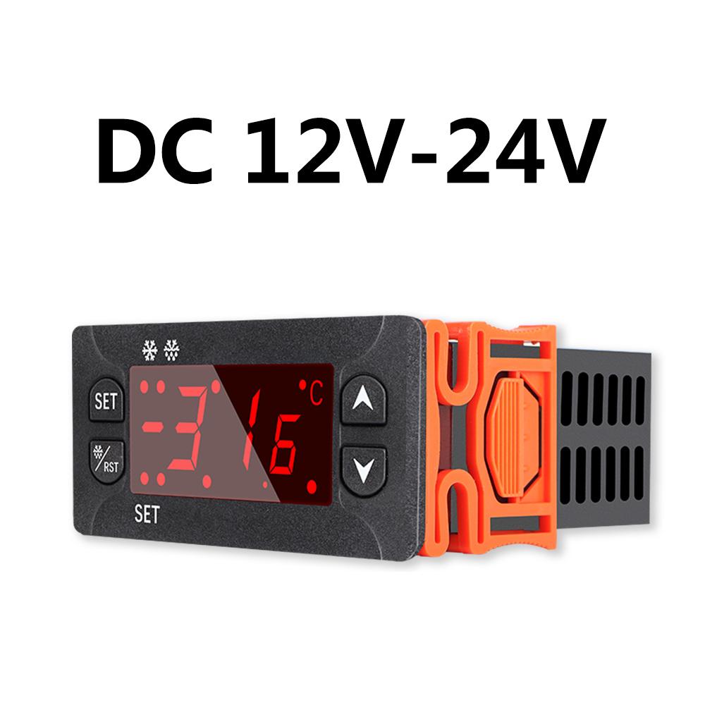 ETC-512B Digital Thermostat Temperature Controller Thermometer Sensor Hygrometer 12V 24V 220V Refrigeration Alarm