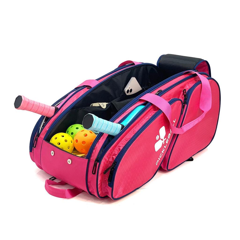 2025 Portable Sports Bag for Badminton, Tennis & Pickleball - Fits 2 Rackets, Handheld, Large-Capacity, Down Cotton