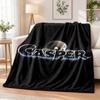 Casper the Friendly Ghost Flannel Throw Blanket Soft Warm Cozy For Sofa Bed Indoor Home Bedroom Use