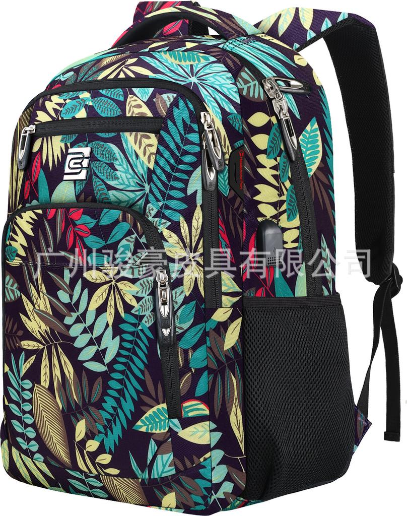 Business Travel Anti Theft 15.6 Inch Laptops Backpack with USB Charging Port College School Computer Bag for Women & Men Fits
